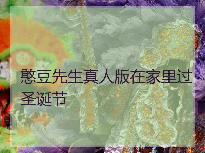 憨豆先生真人版在家里过圣诞节