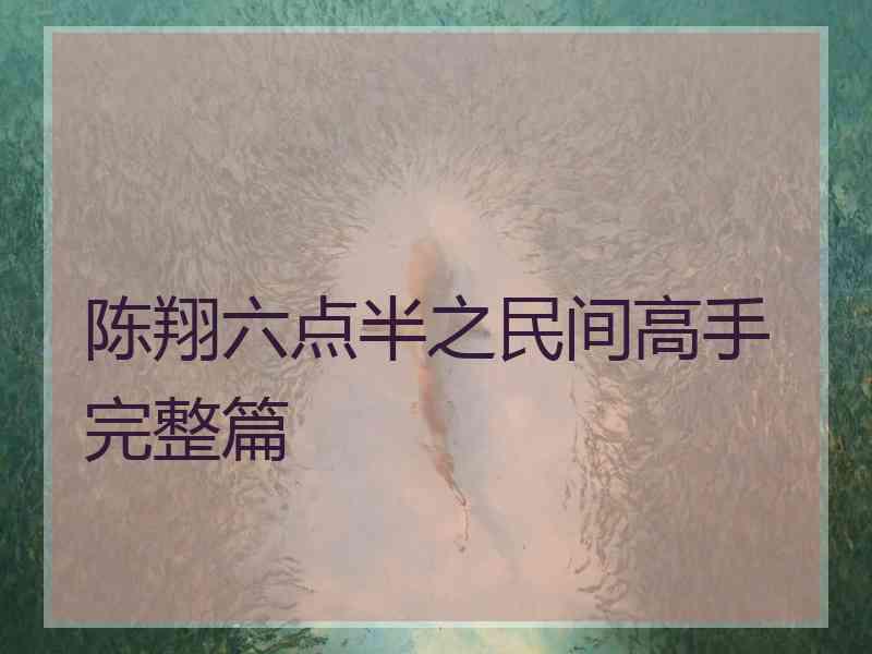 陈翔六点半之民间高手完整篇