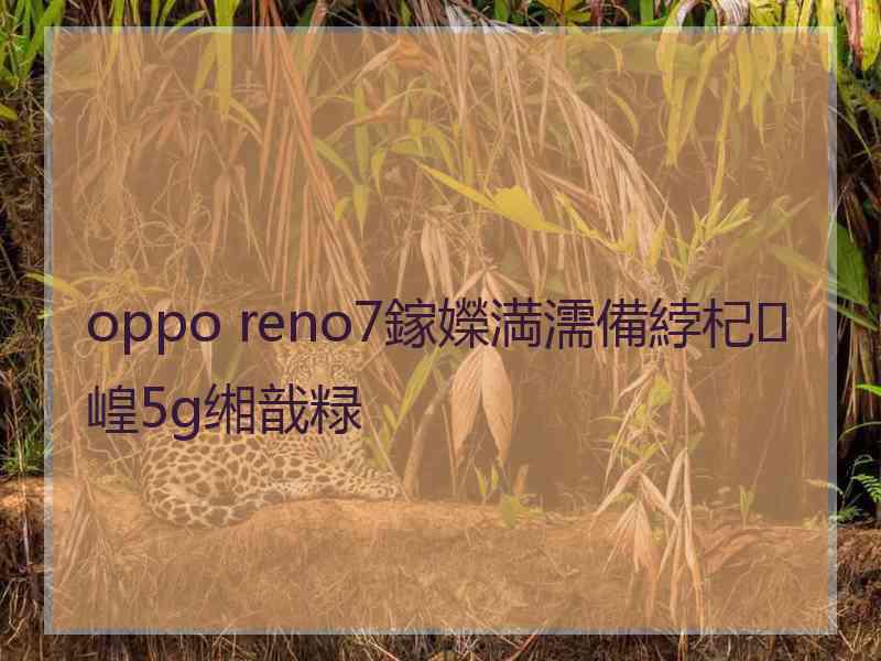 oppo reno7鎵嬫満濡備綍杞崲5g缃戠粶