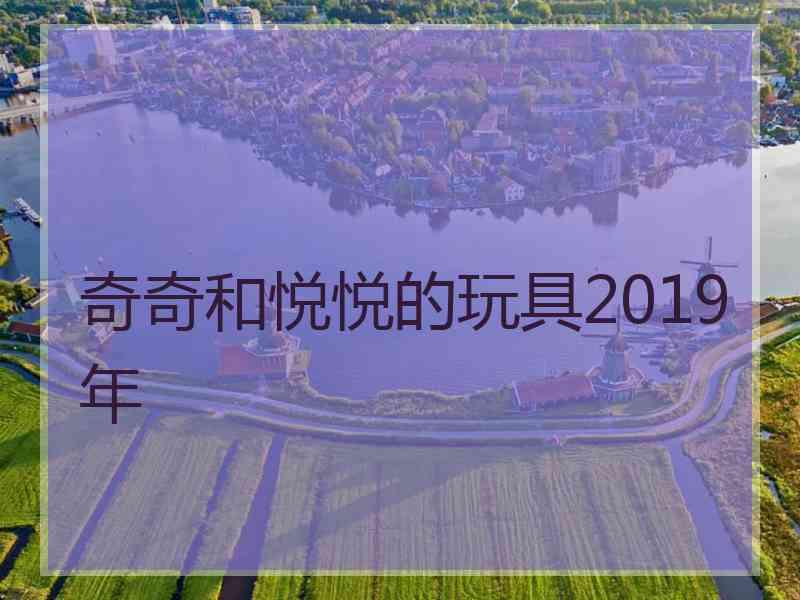 奇奇和悦悦的玩具2019年