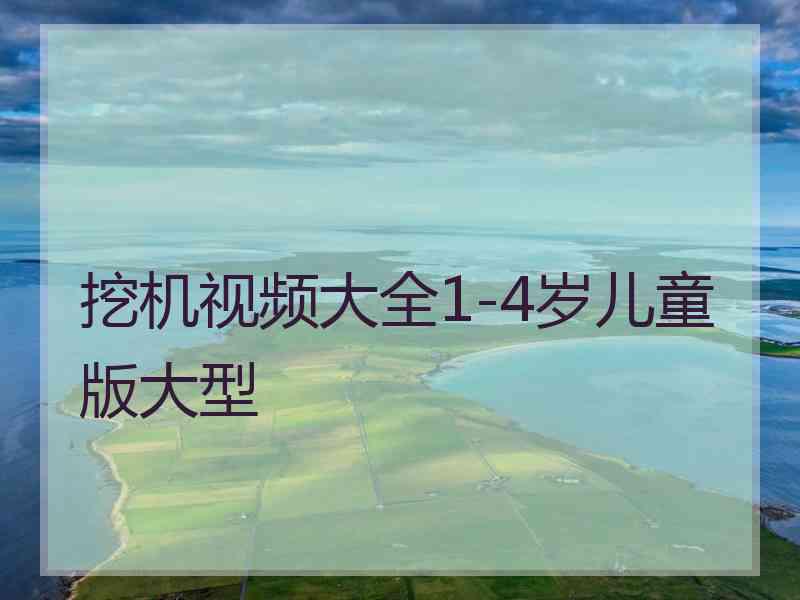 挖机视频大全1-4岁儿童版大型