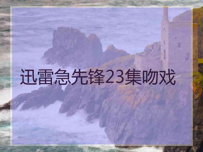 迅雷急先锋23集吻戏