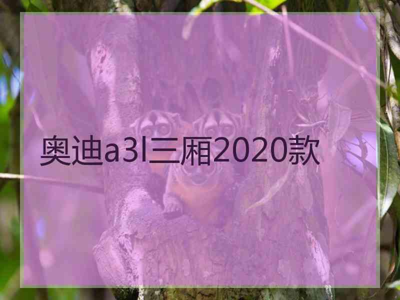 奥迪a3l三厢2020款