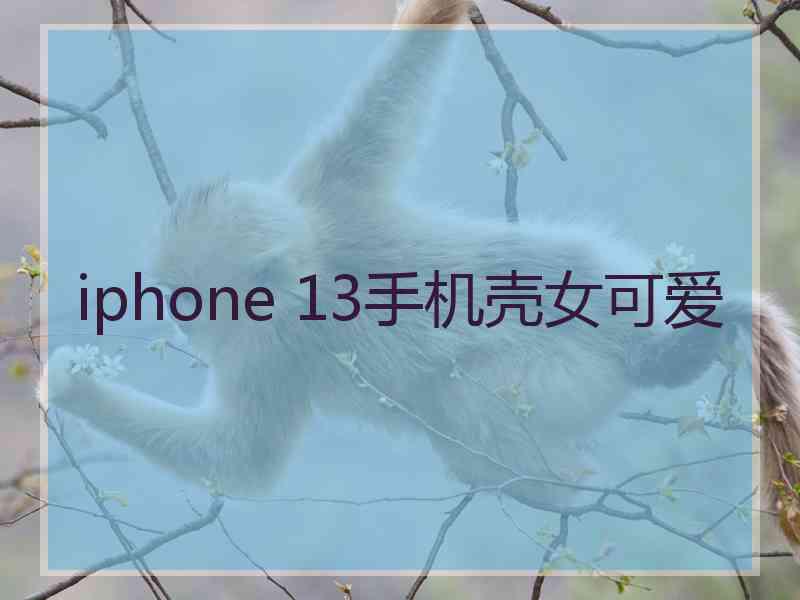 iphone 13手机壳女可爱