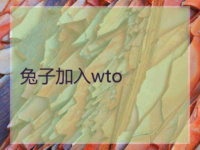 兔子加入wto