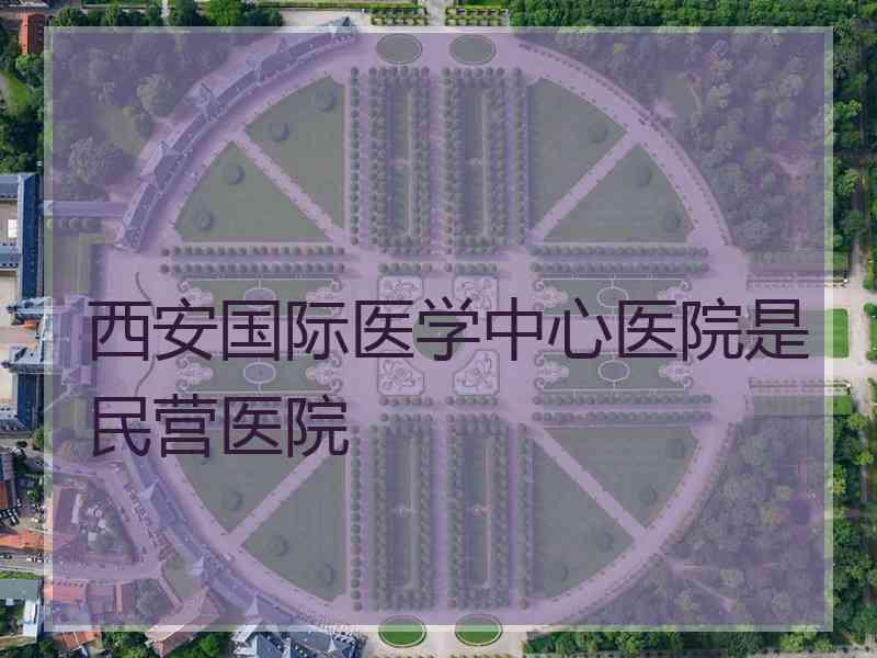 西安国际医学中心医院是民营医院