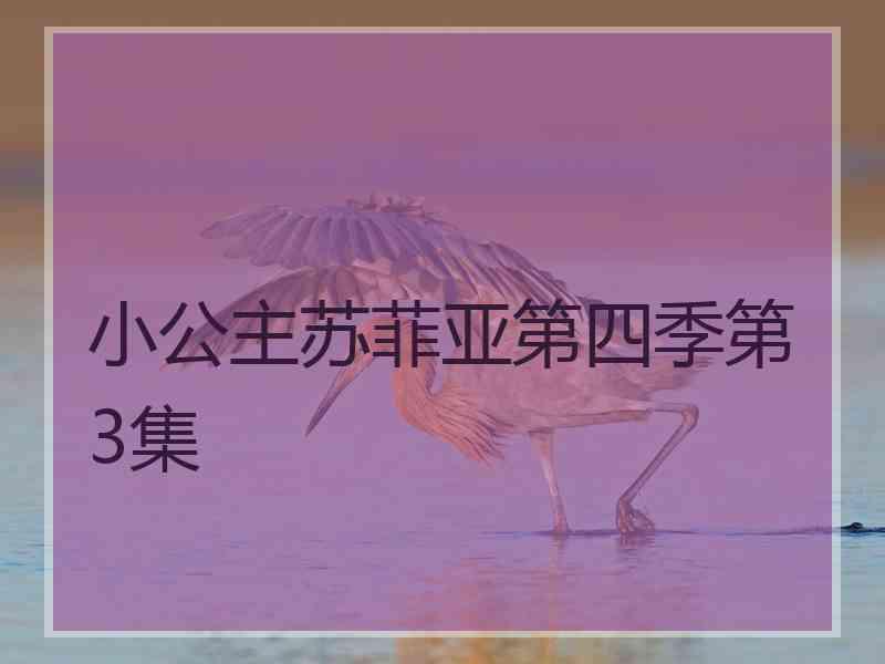 小公主苏菲亚第四季第3集