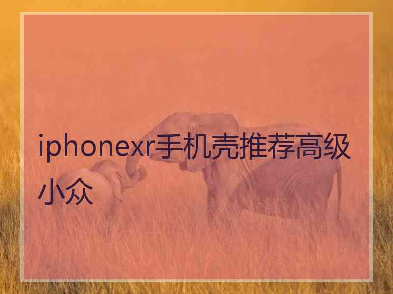 iphonexr手机壳推荐高级小众