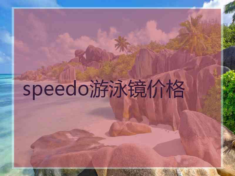 speedo游泳镜价格