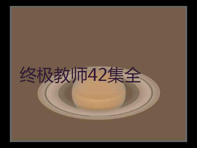 终极教师42集全