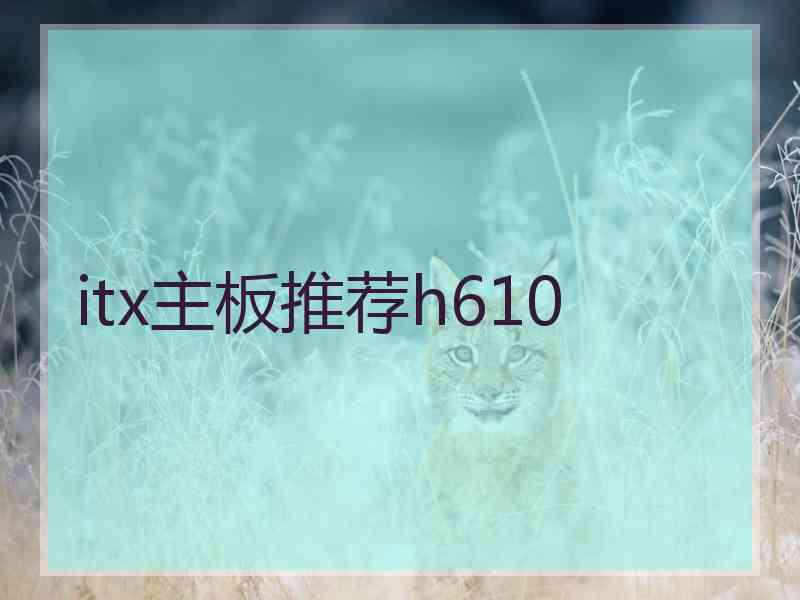 itx主板推荐h610