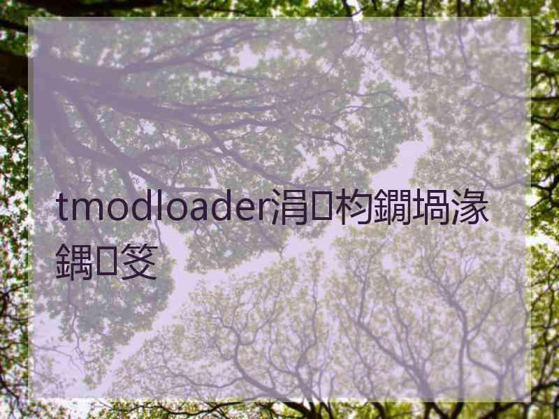 tmodloader涓枃鐗堝湪鍝笅