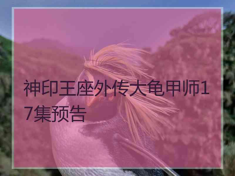 神印王座外传大龟甲师17集预告