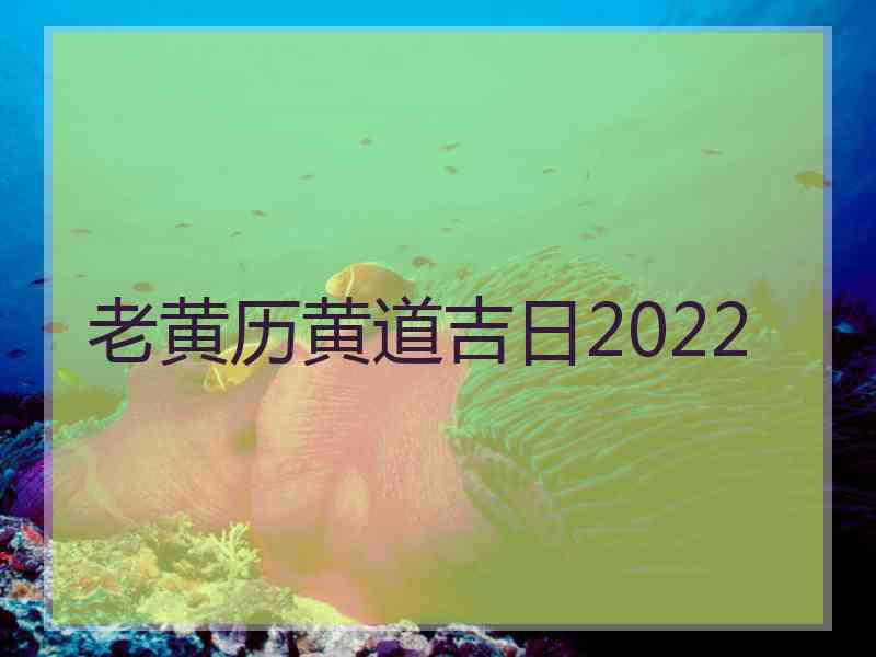 老黄历黄道吉日2022