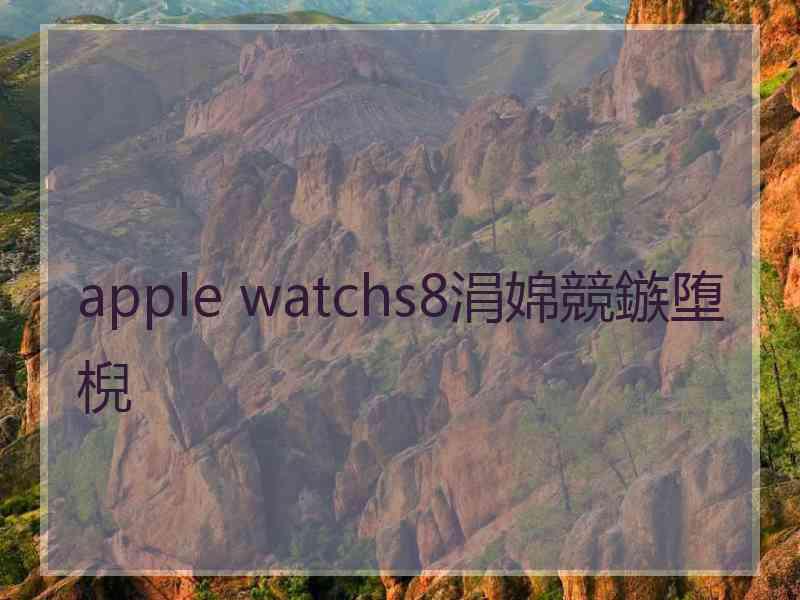 apple watchs8涓婂競鏃堕棿