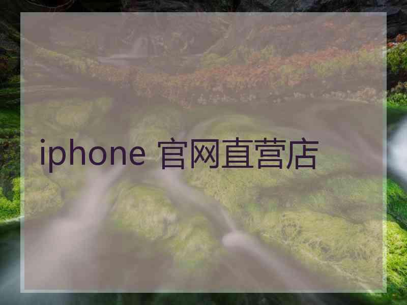 iphone 官网直营店