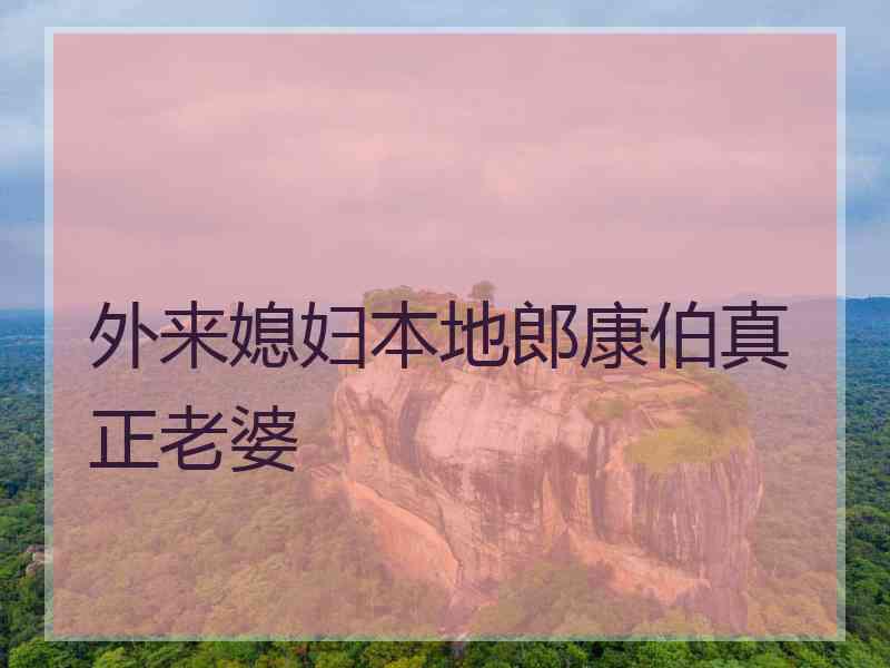 外来媳妇本地郎康伯真正老婆