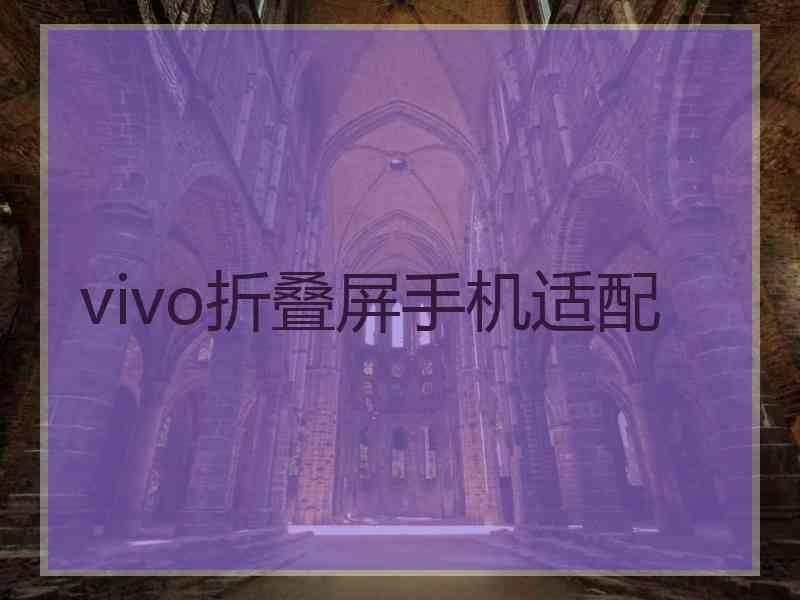 vivo折叠屏手机适配