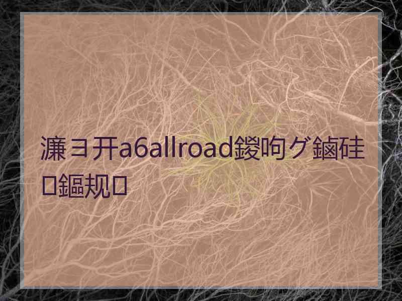 濂ヨ开a6allroad鍐呴グ鏀硅鏂规