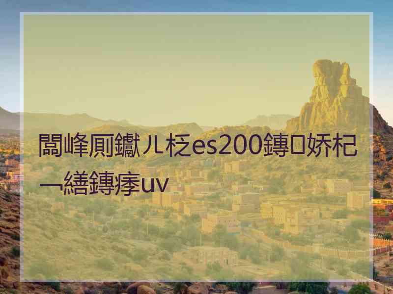 闆峰厠钀ㄦ柉es200鏄娇杞﹁繕鏄痵uv