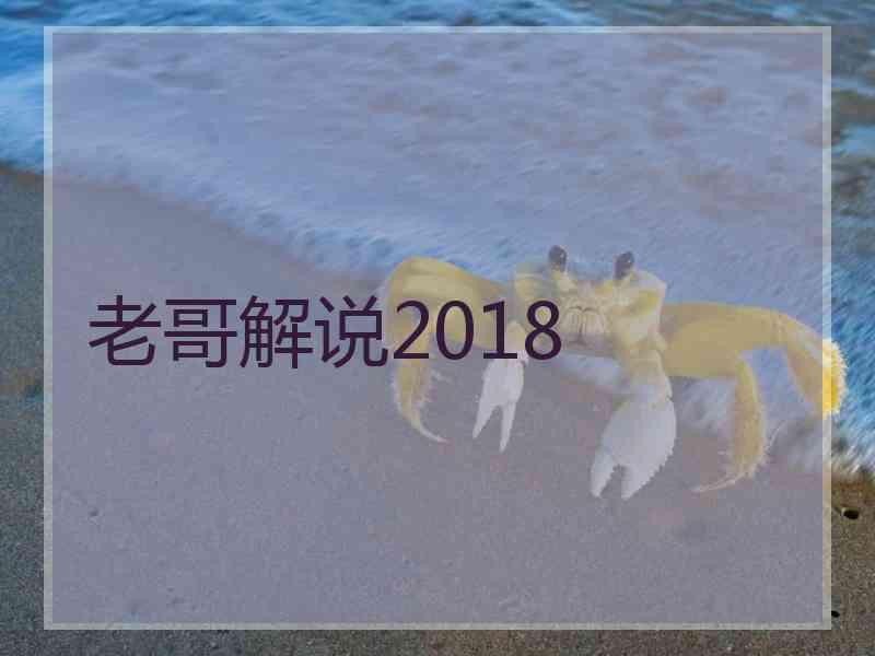 老哥解说2018