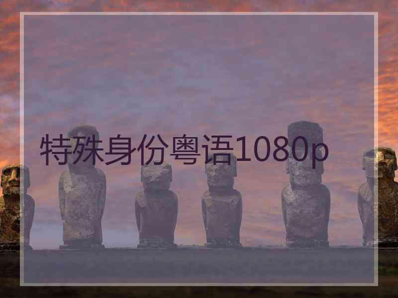 特殊身份粤语1080p