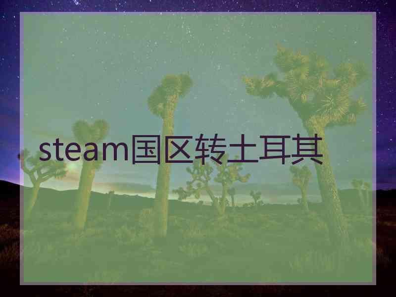 steam国区转土耳其