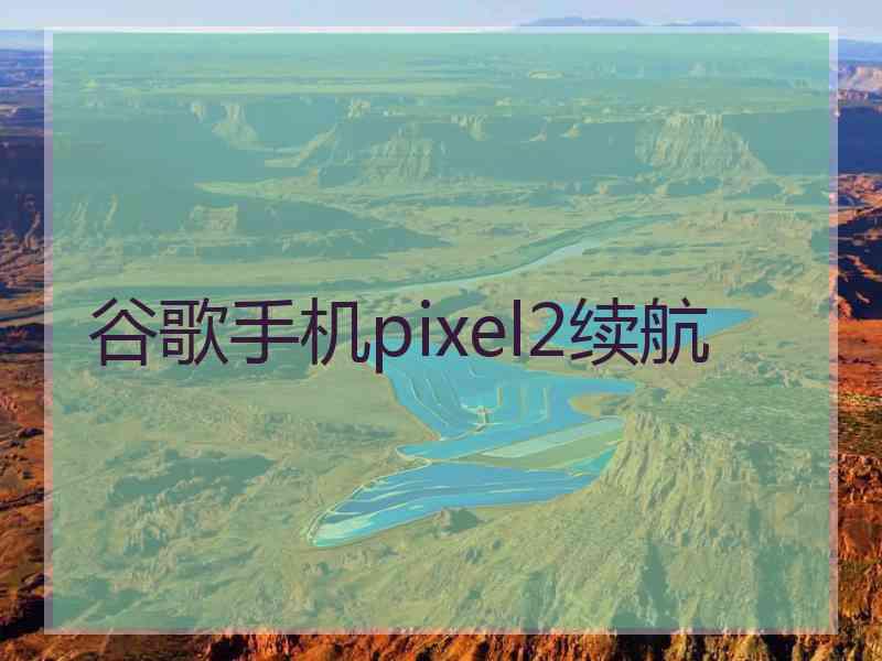 谷歌手机pixel2续航