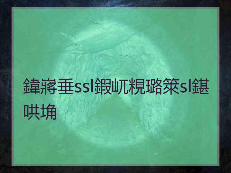 鍏嶈垂ssl鍜屼粯璐箂sl鍖哄埆