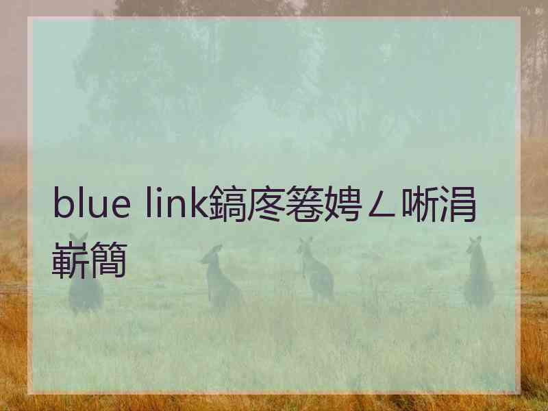 blue link鎬庝箞娉ㄥ唽涓嶄簡