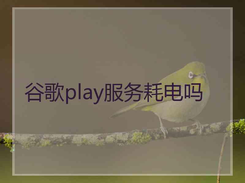 谷歌play服务耗电吗