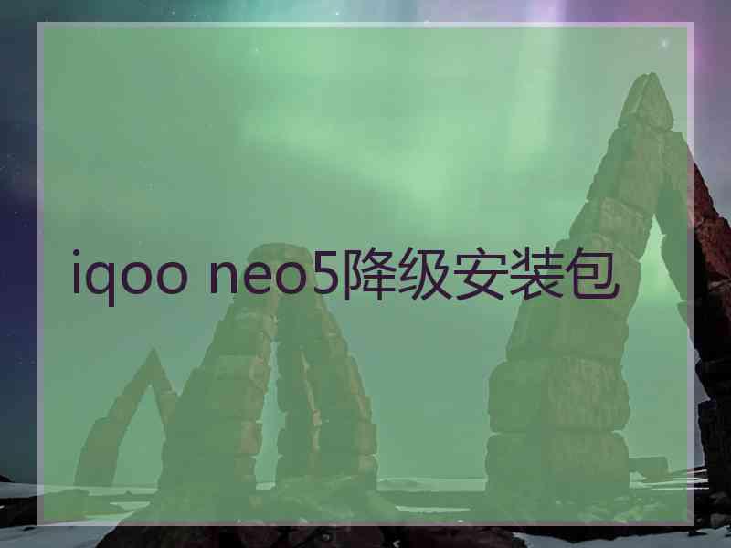 iqoo neo5降级安装包