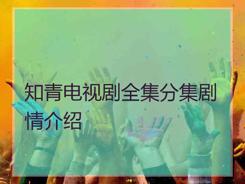 知青电视剧全集分集剧情介绍