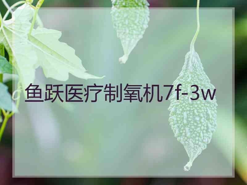 鱼跃医疗制氧机7f-3w