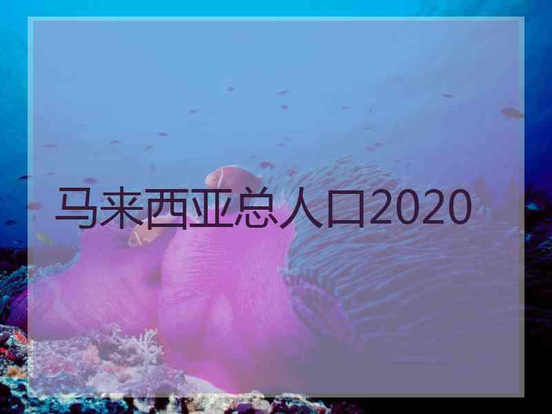 马来西亚总人口2020