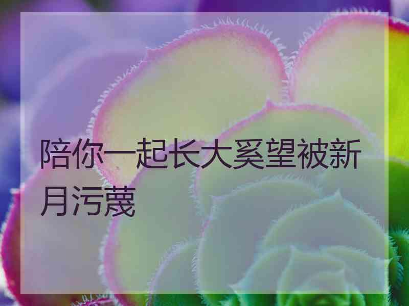 陪你一起长大奚望被新月污蔑