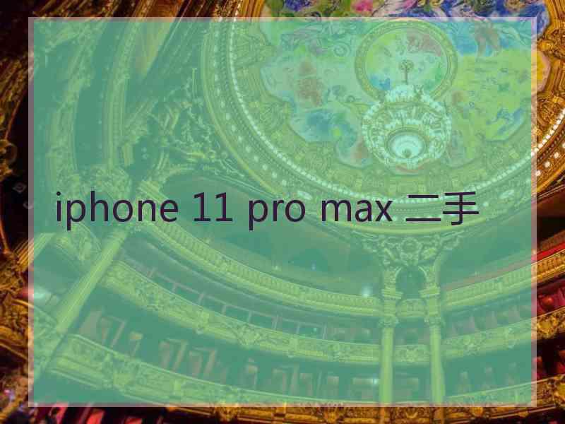 iphone 11 pro max 二手