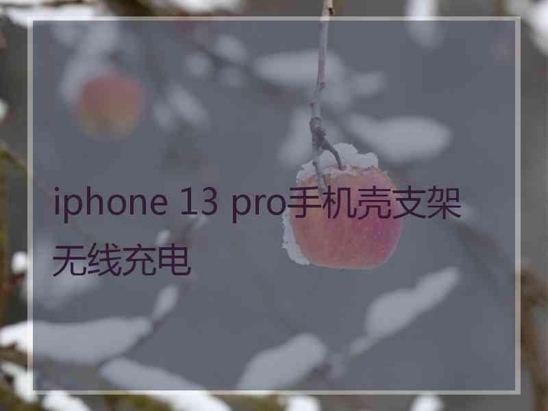 iphone 13 pro手机壳支架无线充电