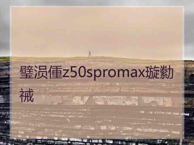 璧涢偅z50spromax璇勬祴