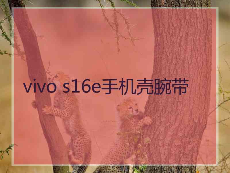 vivo s16e手机壳腕带