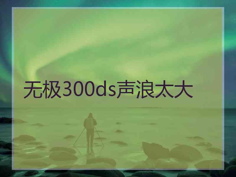 无极300ds声浪太大