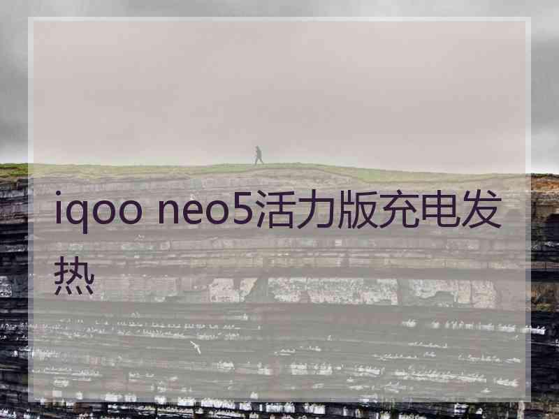 iqoo neo5活力版充电发热