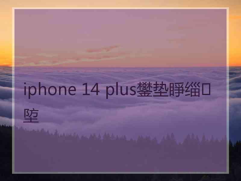 iphone 14 plus鐢垫睜缁埅