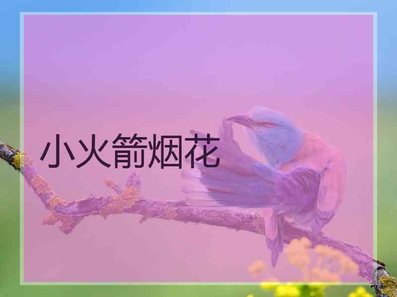 小火箭烟花