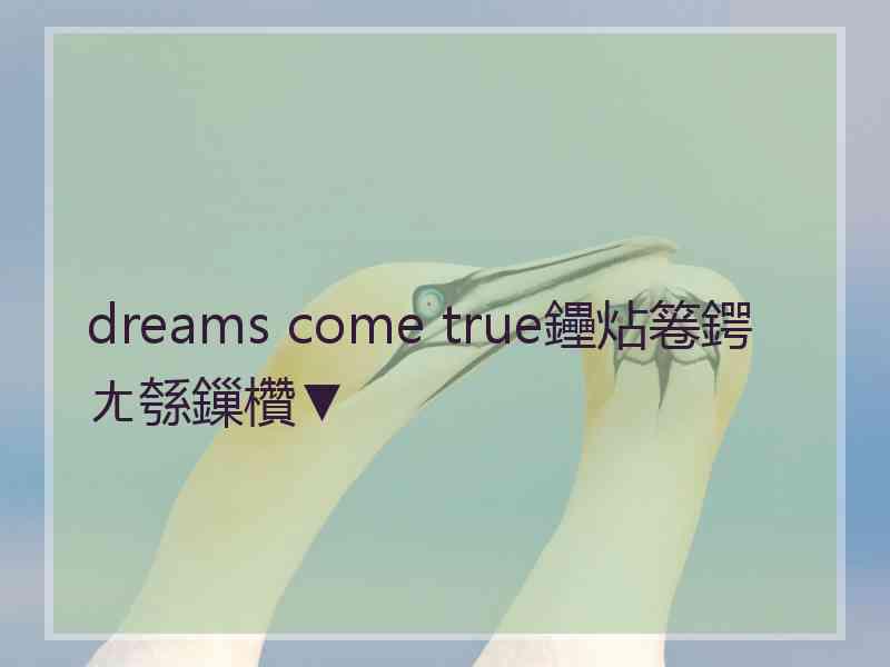 dreams come true鑸炶箞鍔ㄤ綔鏁欑▼