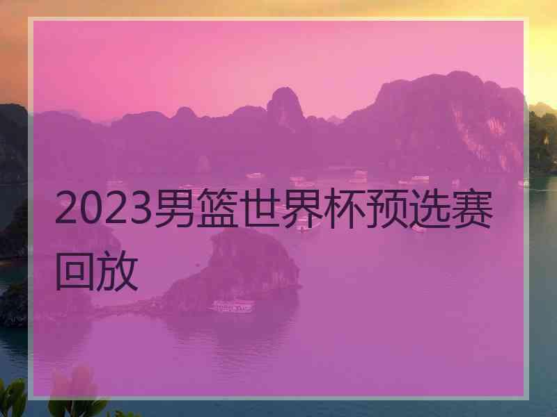 2023男篮世界杯预选赛回放