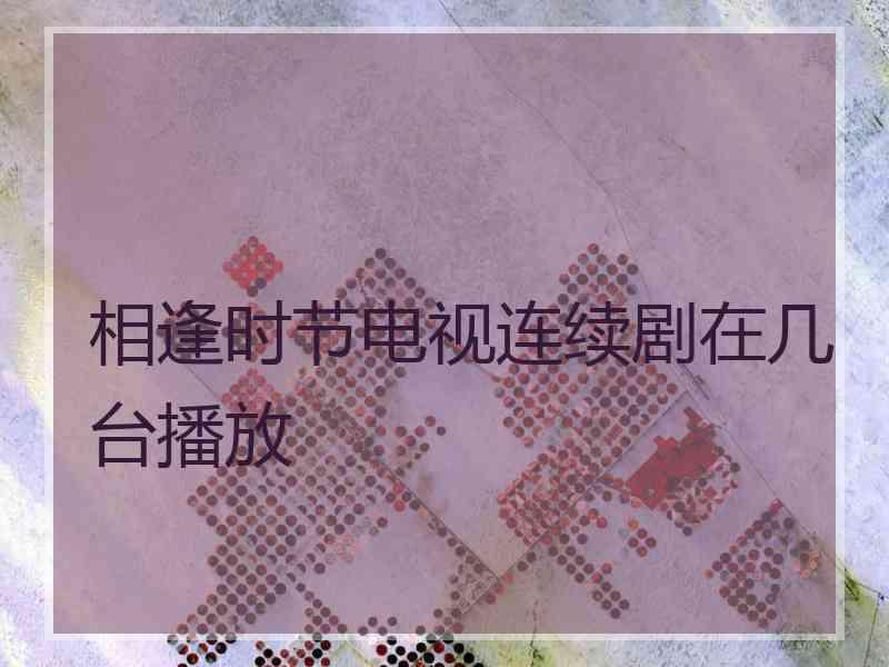 相逢时节电视连续剧在几台播放