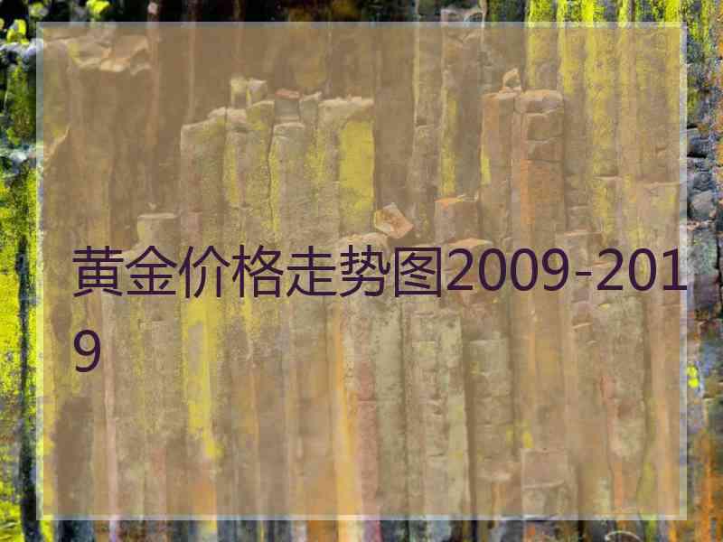 黄金价格走势图2009-2019