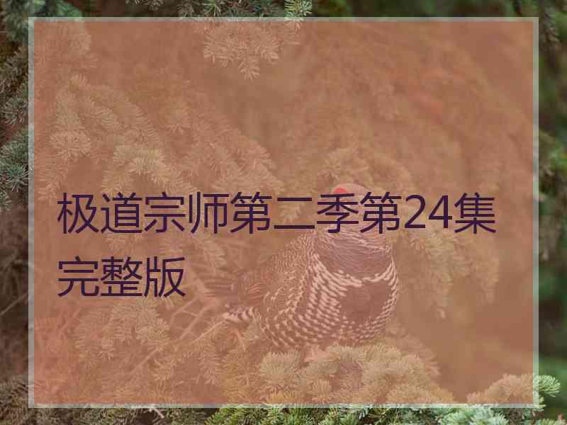 极道宗师第二季第24集完整版