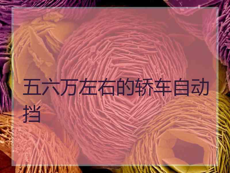 五六万左右的轿车自动挡